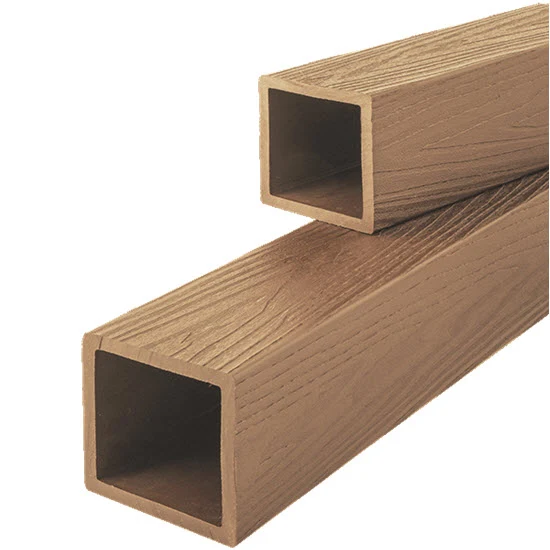 Столб ограждения большой T-DECKS PREMIUM 3D, 125*125*3000мм (Орех, Classic, Без обработки)