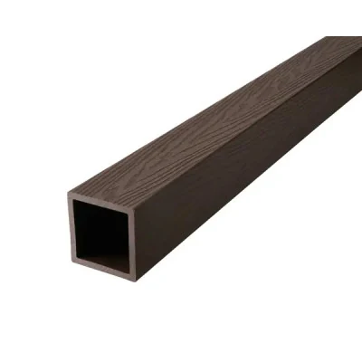 Столб ограждения малый T-DECKS PREMIUM 3D, 100*100*3000мм (Венге, Classic, Без обработки)