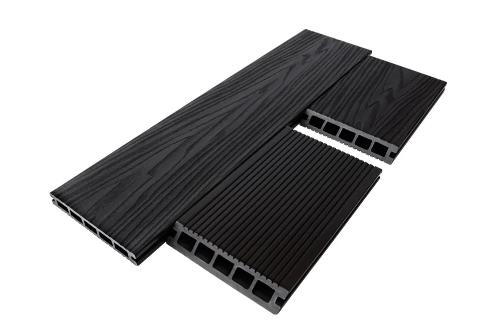 Террасная доска T-DECKS PREMIUM 3D (light) 3м (0,45м2) (Графит, Classic, Без обработки)