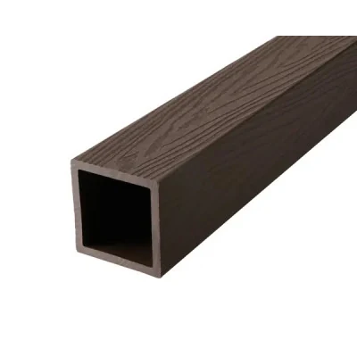 Столб ограждения большой T-DECKS PREMIUM 3D, 125*125*3000мм (Венге, Classic, Без обработки)