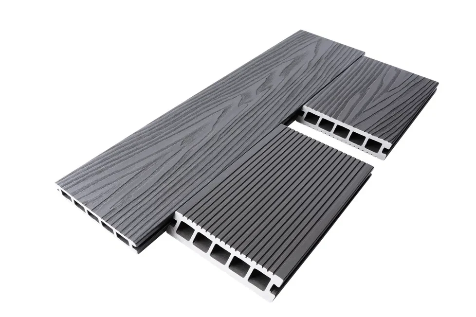 Террасная доска T-DECKS PREMIUM 3D (light) 3м (0,45м2) (Серый, Classic, Без обработки)