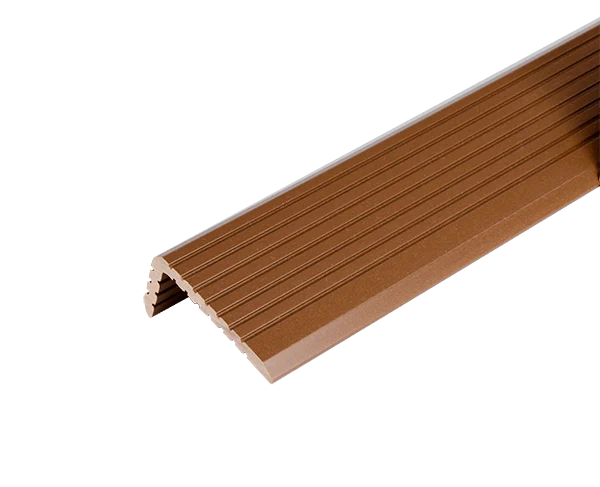 Уголок торцевой T-Decks 70*35, 3м (Орех, Без тиснения, Без обработки)