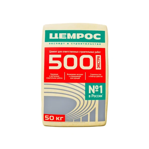 Цемент ЦЕМ I 42,5Н ТУ Тара/50кг ЦЕМРОС