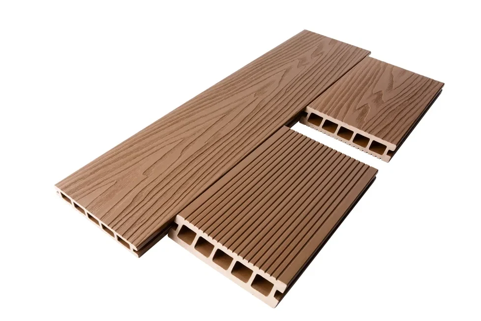 Террасная доска T-DECKS PREMIUM 3D (light) 4м (0,6м2) (Орех, Classic, Без обработки)