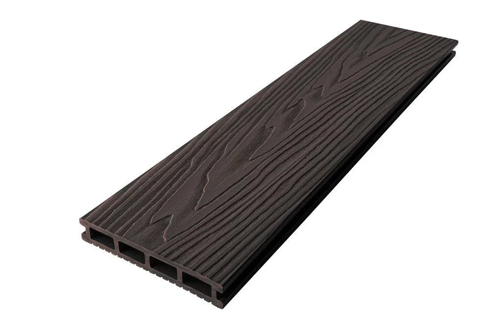 Террасная доска T-DECKS PREMIUM 3D (optima) 3м (0,45м2) (Венге, Classic+Solo, Брашинг двусторонний)