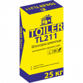 TOILER TL 211 Штукатурка цементная 25 кг 