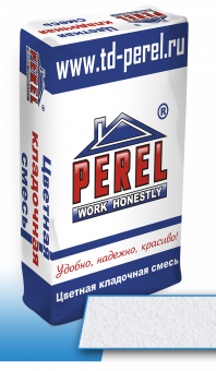 Цветная кладочная смесь Perel SL 0001 супер белая (50 кг/меш)